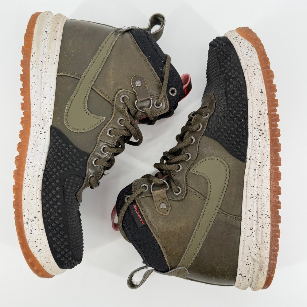 Nike Lunar Force 1 Duckboot Dark Loden Green Black High Top 9.5 - Picture 8 of 9